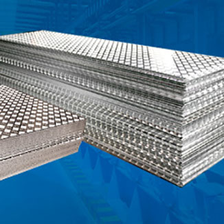 3003 Checkered Aluminum Plate for Tank Truck