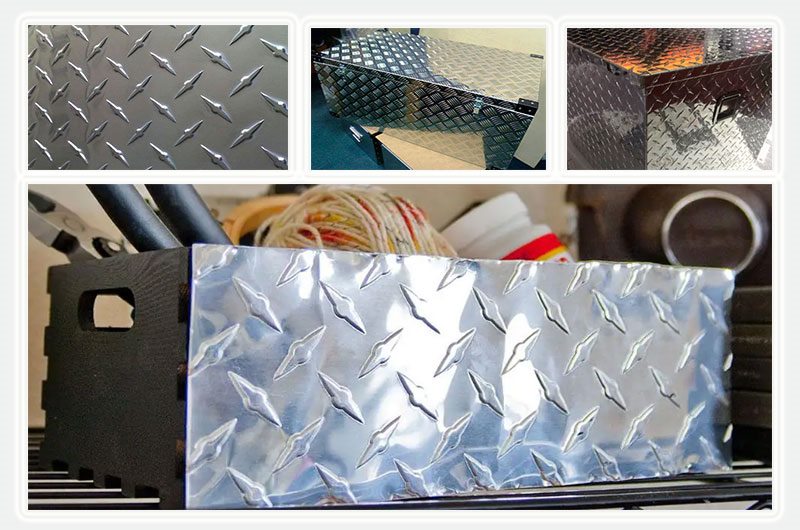 4017 Aluminum Diamond Plate Toolboxes