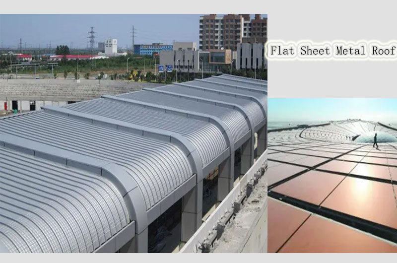 Flat Sheet Metal Roof