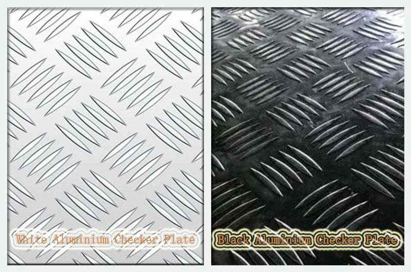 Black/White Aluminum Checker Plate
