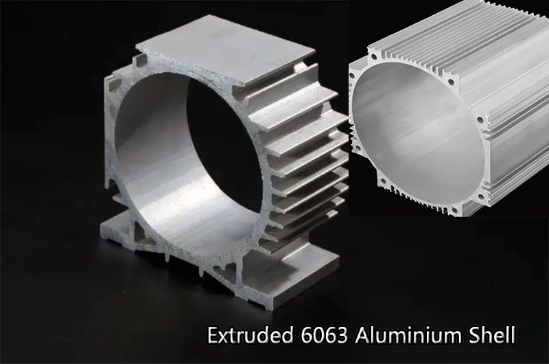 Extruded 6063 Aluminium Motor Enclosure
