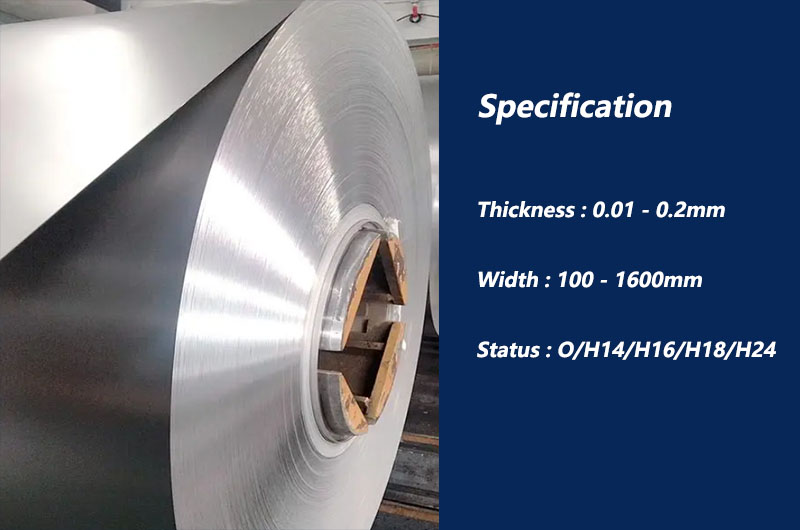 3003 Aluminum Foil Specification