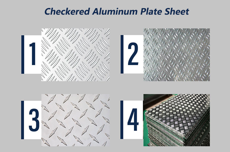Typical Checkered Aluminum Plate Sheet