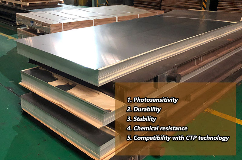 Aluminum in PS/CTP Plate Sheets