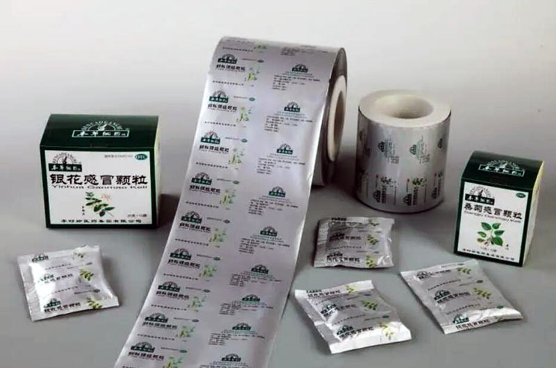Pharmaceutical flexible packaging aluminum foil