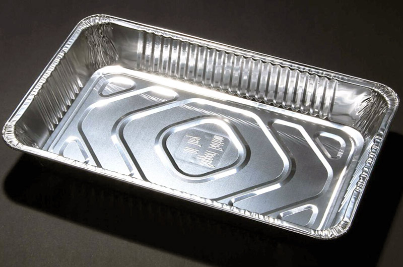 Aviation aluminum foil lunch boxes