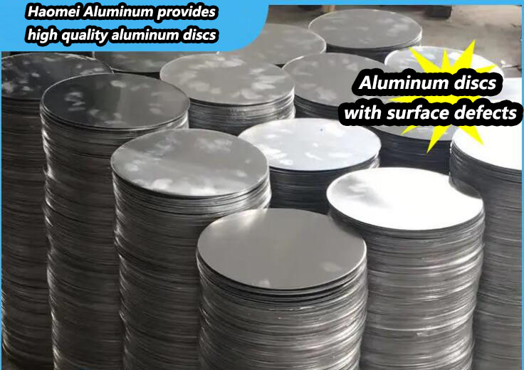 Aluminum discs with surface quality problems