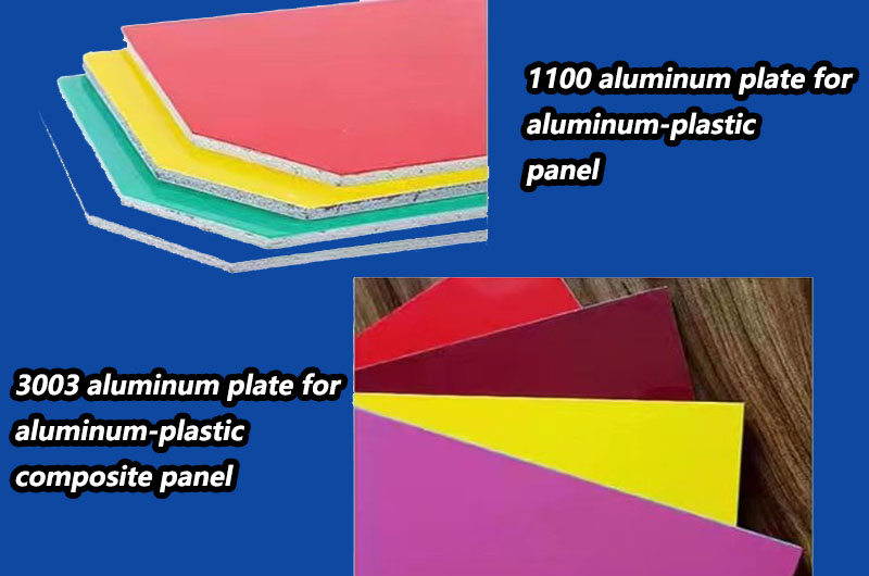 1100 and 3003 aluminum plate for aluminum-plastic composite panel