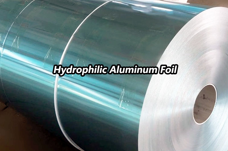 Hydrophilic aluminum foil