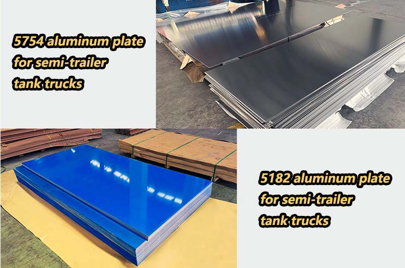 5754 5182 aluminum plate for semi-trailer tank trucks