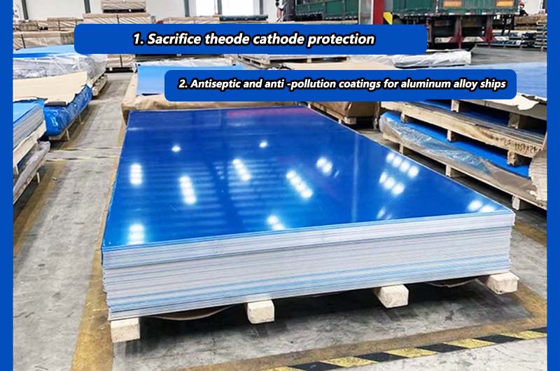 Corrosion treatment of aluminum plates for ships