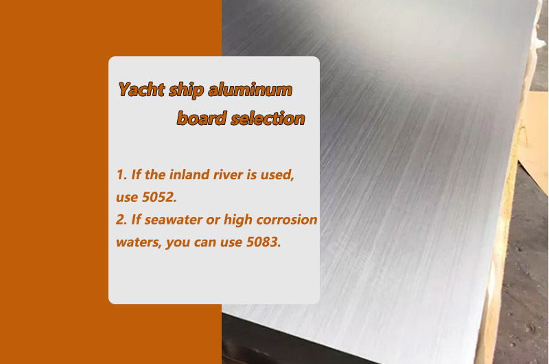 5083 5052 Marine Grade Aluminum Sheets for Yacht