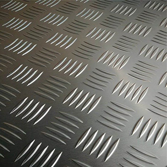 Anodized aluminum checker plate